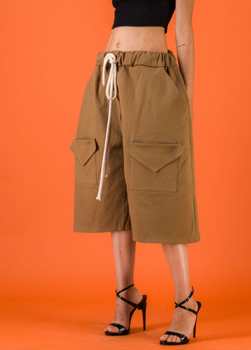SAFIA SABLE BERMUDA SHORTS