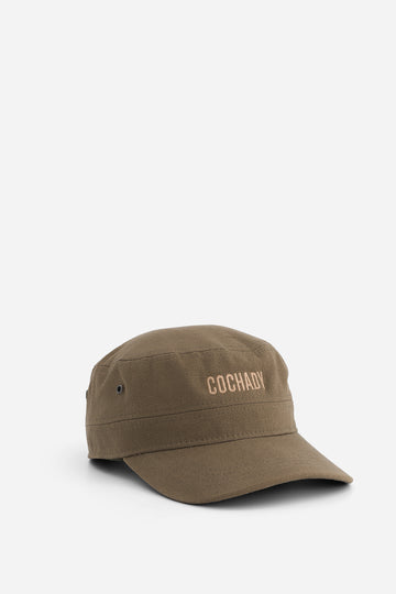 Chady Olive Embroidered Cap