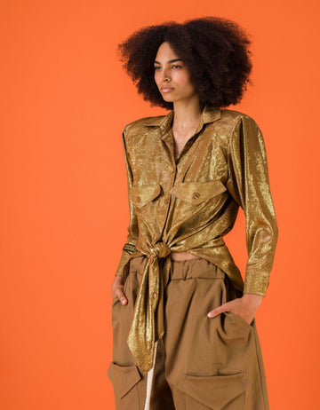 TIA GOLD SHIRT