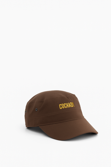 Chady brown embroidered cap