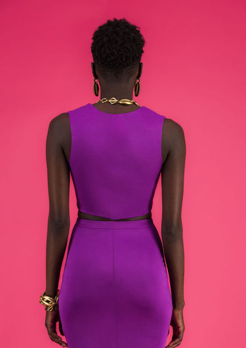 NINIZ SKIRT AND CROP TOP SET