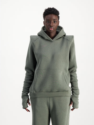 HOODIE ANNICEE VERT KAKI