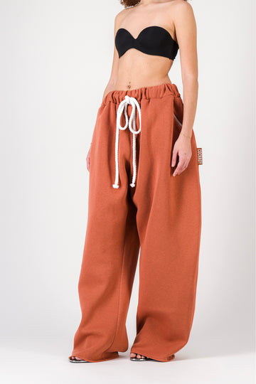 MARY  PANTALON JOGGING BALLON TERRACOTTA