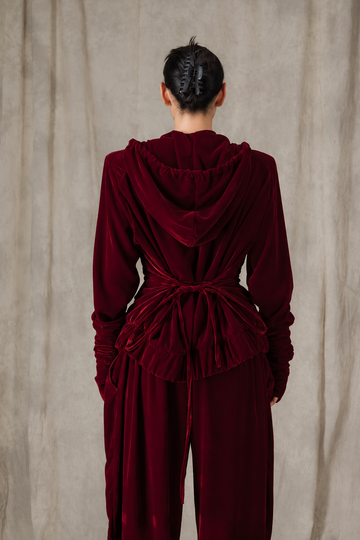 GILET ORA BORDEAU