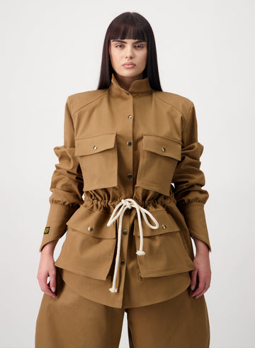 KAïA VESTE CARGO BEIGE
