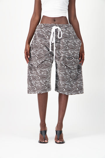 Bermuda SAFIA imprimé texturé