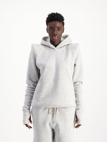 HOODIE GRIS PERLE