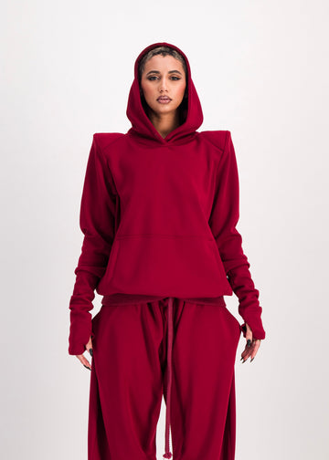 HOODIE MAYA BURGUNDY