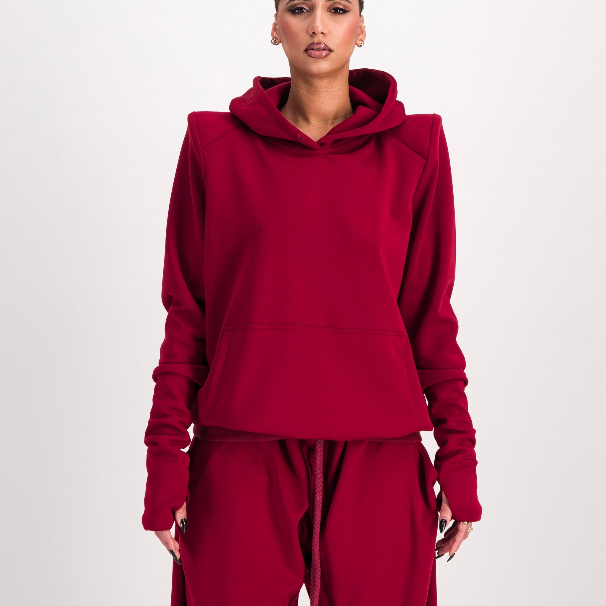 HOODIE MAYA BURGUNDY