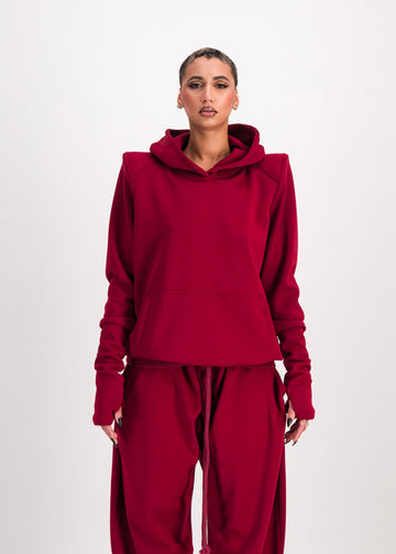 HOODIE MAYA BURGUNDY