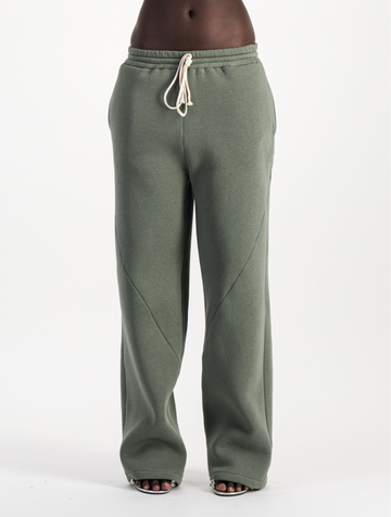 PANTALON ANNICEE VERT KAKI