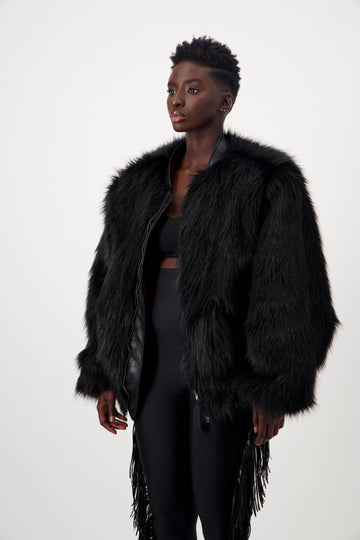 CORALY BOMBERS FAUX FUR