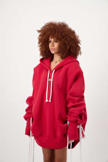 KATYA HOODIE XXL ROUGE