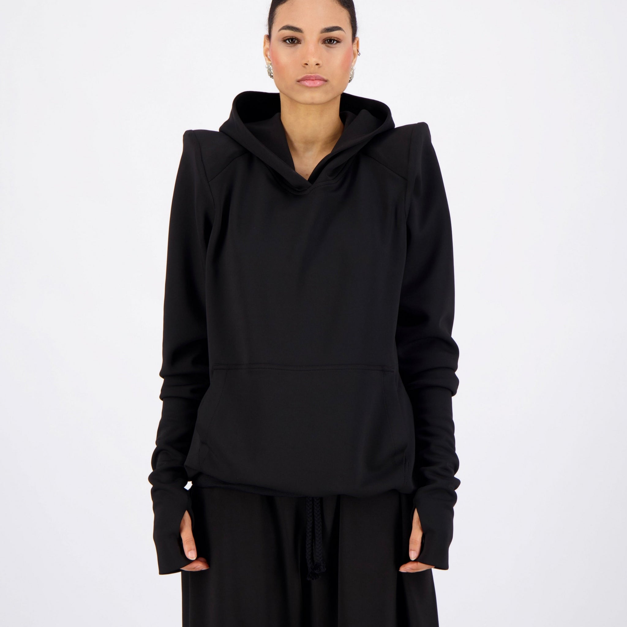 BLACK MAYA HOODIE