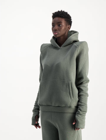 KHAKI GREEN ANNICEE HOODIE