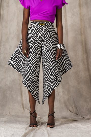 JUPE CULOTTE NAIROBI ZEBRE