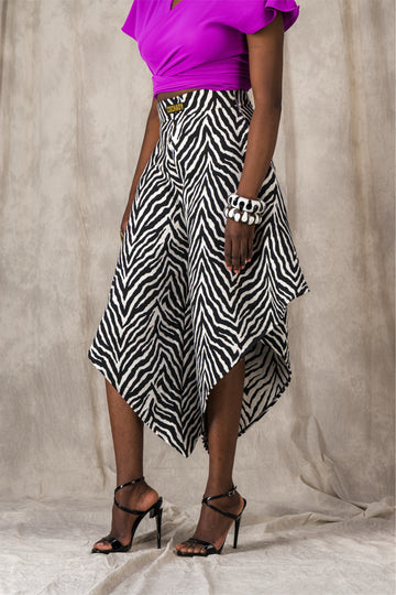 JUPE CULOTTE NAIROBI ZEBRE