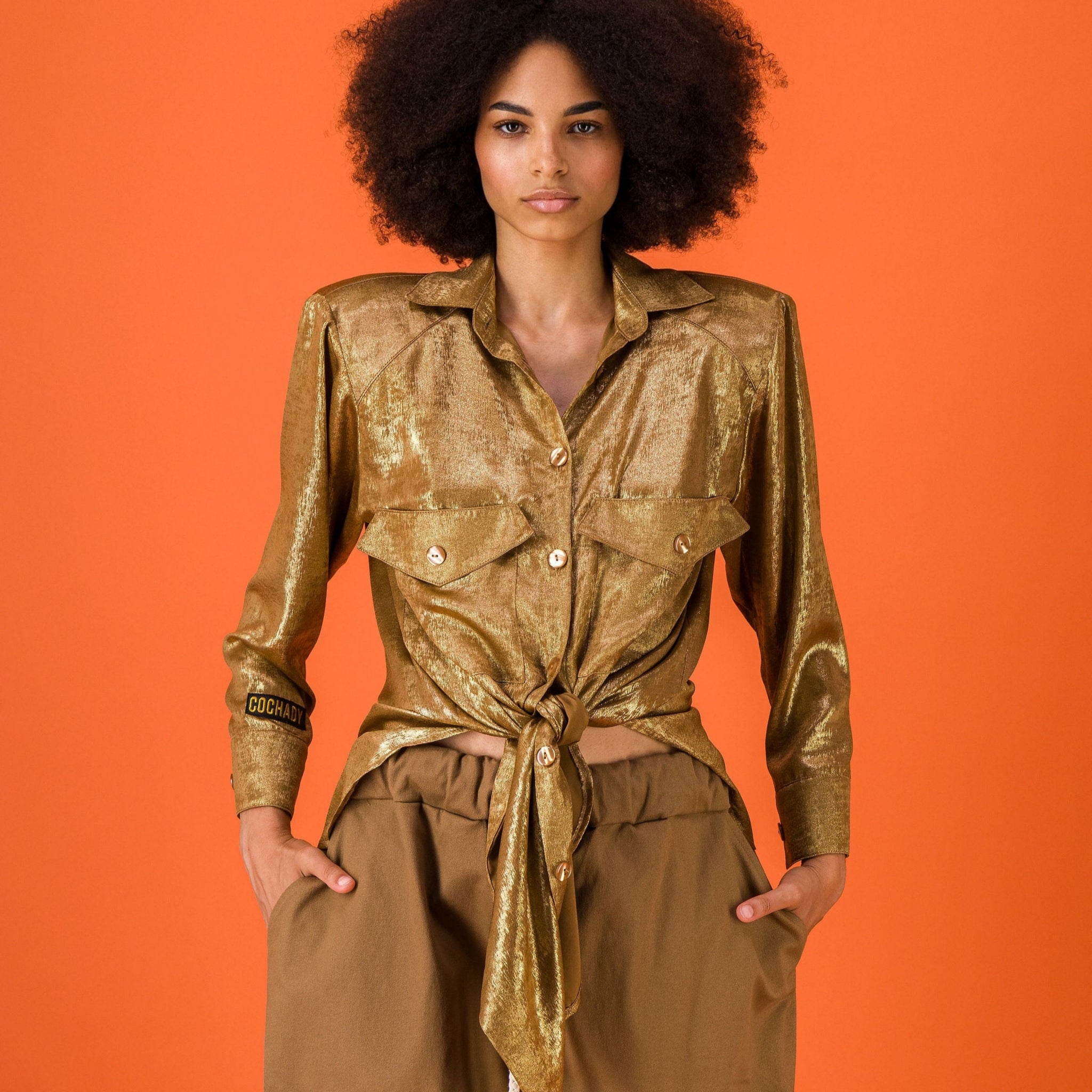TIA GOLD SHIRT