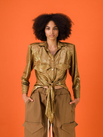TIA GOLD SHIRT